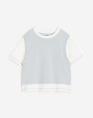 24L1-036 H&M Oversized Double-layer T-shirt - Áo thun bé trai
