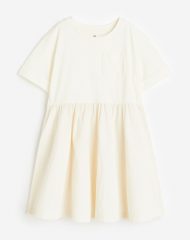 24L1-007 H&M Pocket-detail cotton dress - HÀNG GIẢM GIÁ