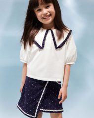 24L1-003 H&M COOLMAX® Collared Piqué Top - 4-6 tuổi