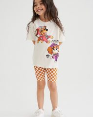 22S1-055 H&M 2-piece Printed Set - Đồ bộ cho bé gái