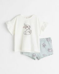 22L1-009 H&M 2-piece Printed Set - Đồ bộ cho bé gái