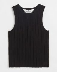 22M2-039 H&M Rib-knit Top - Áo thun bé gái